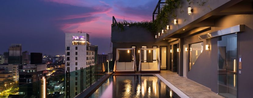 Pool Night View